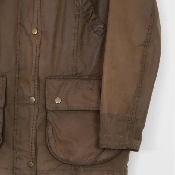 Barbour “Vintage Beadnell” Waxed Cotton Jacket - Picture 7 of 13